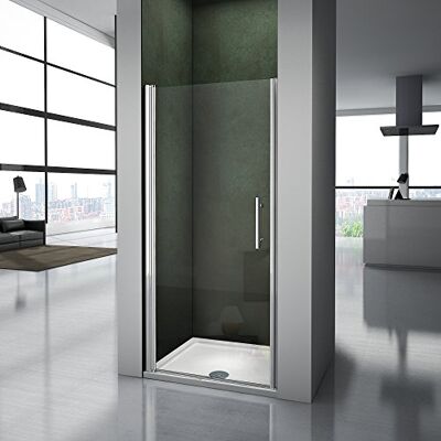 AICA Porte de douche 90x197cmpivotante en niche modèle de Cico - Publicité AICA Porte de douche 90x197cmpivotante en niche modèle de Cico - Publicité