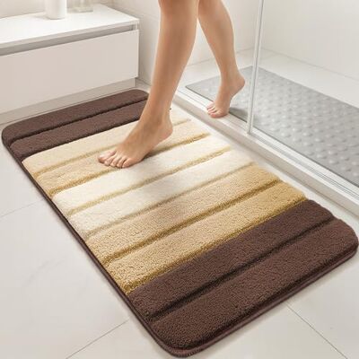 vounot ® Lot de 2 Tapis de Bain Antidérapant Doux et Absorbant en Microfibre Dégradé Élégant Séchage Rapide Lavable en Machine pour Salle de Bain Douche Baignoire 50x80cm Beige - Publicité vounot ® Lot de 2 Tapis de Bain Antidérapant Doux et Absorbant en Microfibre Dégradé Élégant Séchage Rapide Lavable en Machine pour Salle de Bain Douche Baignoire 50x80cm Beige - Publicité
