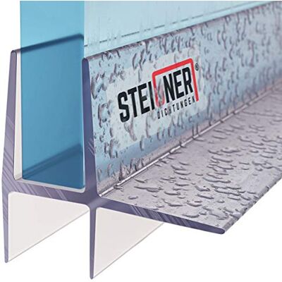 STEIGNER Joint porte de douche 160 cm UK16 (1 pc.) Joint vertical pour douche à accès d'angle ou pentagonale avec porte 5-6 mm Couleur : transparent Matériau durable, Étanchéité, Design discret - Publicité STEIGNER Joint porte de douche 160 cm UK16 (1 pc.) Joint vertical pour douche à accès d'angle ou pentagonale avec porte 5-6 mm Couleur : transparent Matériau durable, Étanchéité, Design discret - Publicité