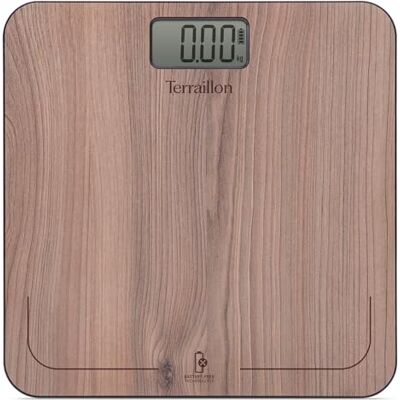 Terraillon POWER FREE NATURA NOYER Pèse personne électronique sans piles ni batterie, Ecologique, Energie par Dynamo, Capacité 180 Kg, Plateau effet bois, Décor Noyer - Publicité Terraillon POWER FREE NATURA NOYER Pèse personne électronique sans piles ni batterie, Ecologique, Energie par Dynamo, Capacité 180 Kg, Plateau effet bois, Décor Noyer - Publicité