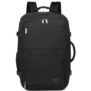 Kono Sac à Dos Cabine Avion 38L, 55x35x20cm Bagage à Main, Sac de Voyage Multifonction, Noir - Publicité Kono Sac à Dos Cabine Avion 38L, 55x35x20cm Bagage à Main, Sac de Voyage Multifonction, Noir - Publicité