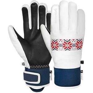 Reusch Charlize Gants d'hiver pour Femme avec R-TEX XT & Primaloft Gold Gants en Cuir Plein Re:Knit Dos en Tricot Doublure SoftPlush Imperméables, Coupe-Vent et Respirants - Publicité Reusch Charlize Gants d'hiver pour Femme avec R-TEX XT & Primaloft Gold Gants en Cuir Plein Re:Knit Dos en Tricot Doublure SoftPlush Imperméables, Coupe-Vent et Respirants - Publicité