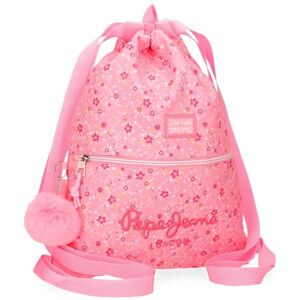 Pepe Jeans Alenka Rose Polyester Sac de Sport - Gym Sac - Publicité Pepe Jeans Alenka Rose Polyester Sac de Sport - Gym Sac - Publicité