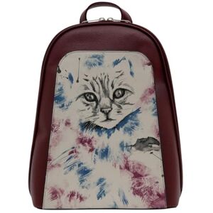 DOGO Femme Cuir Vegan Bourgogne Sac à dos Deepness Motif - Publicité DOGO Femme Cuir Vegan Bourgogne Sac à dos Deepness Motif - Publicité