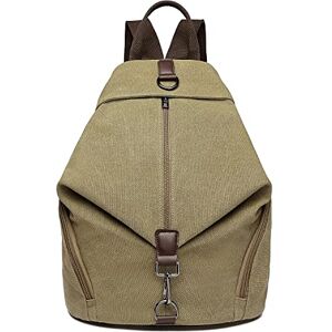 Kono Sac à Dos pour Femme Sac D'école Sac à Main Toile Vintage Sacs Portés épaule (Kaki) - Publicité Kono Sac à Dos pour Femme Sac D'école Sac à Main Toile Vintage Sacs Portés épaule (Kaki) - Publicité