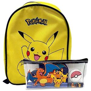 POKEMON Sac à dos maternelle + Trousse garnie transparente - Publicité POKEMON Sac à dos maternelle + Trousse garnie transparente - Publicité