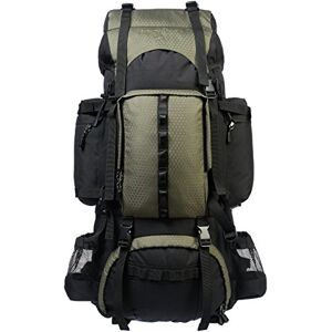 Sac à dos de randonnée Amazon Basics - 75L, Vert, Sangles réglables - Publicité Sac à dos de randonnée Amazon Basics - 75L, Vert, Sangles réglables - Publicité