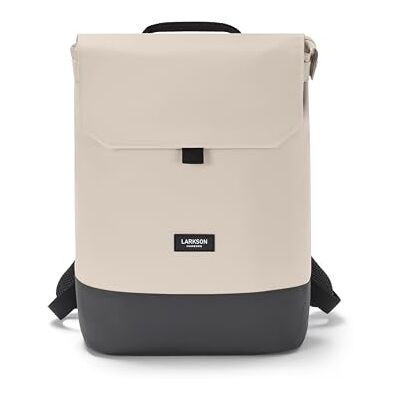 LARKSON Sac à Dos Femmes Beige Gris Nina Sac à Dos de Jour avec Compartiment pour Ordinateur Portable pour Université Travail & Voyages Medium Backpack Hydrofuge - Publicité LARKSON Sac à Dos Femmes Beige Gris Nina Sac à Dos de Jour avec Compartiment pour Ordinateur Portable pour Université Travail & Voyages Medium Backpack Hydrofuge - Publicité