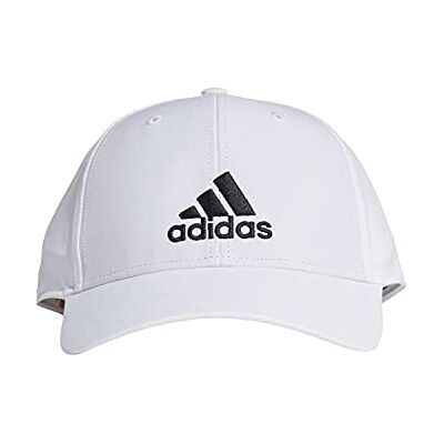 Adidas Mixte Lightweight Embroidered Baseball Cap, White/White/Black, M - Publicité Adidas Mixte Lightweight Embroidered Baseball Cap, White/White/Black, M - Publicité