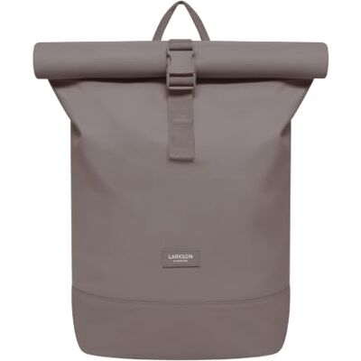LARKSON Sac à Dos Femmes & Hommes Marron Janne Sac à Dos Rolltop avec Compartiment pour Ordinateur Portable pour Université Travail Voyages & Vélo Medium Backpack Hydrofuge - Publicité LARKSON Sac à Dos Femmes & Hommes Marron Janne Sac à Dos Rolltop avec Compartiment pour Ordinateur Portable pour Université Travail Voyages & Vélo Medium Backpack Hydrofuge - Publicité