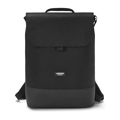 LARKSON Sac à Dos Femmes Noir Nina Sac à Dos de Jour avec Compartiment pour Ordinateur Portable pour Université Travail & Voyages Medium Backpack Hydrofuge - Publicité LARKSON Sac à Dos Femmes Noir Nina Sac à Dos de Jour avec Compartiment pour Ordinateur Portable pour Université Travail & Voyages Medium Backpack Hydrofuge - Publicité
