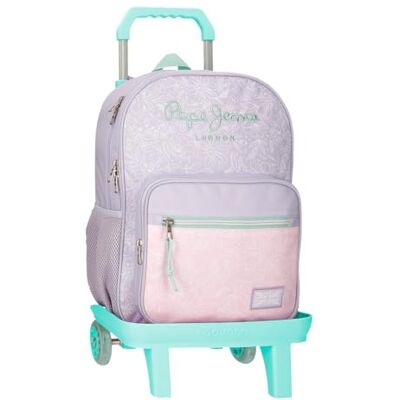 Pepe Jeans Renata Sac à dos scolaire avec chariot violet 30 x 40 x 12 cm Polyester 14,4 L by Joumma Bags, violet, Talla única, Sac à dos scolaire avec chariot - Publicité Pepe Jeans Renata Sac à dos scolaire avec chariot violet 30 x 40 x 12 cm Polyester 14,4 L by Joumma Bags, violet, Talla única, Sac à dos scolaire avec chariot - Publicité
