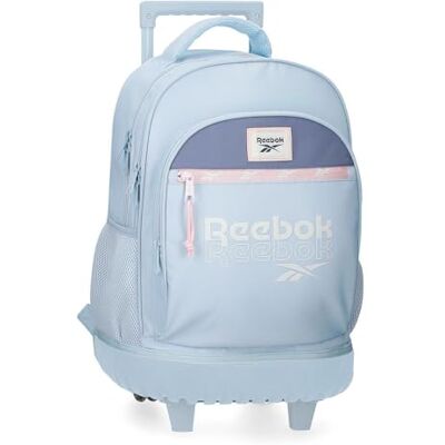 Reebok Andrew Sac à dos compact 2 roues Bleu 32 x 43 x 21 cm Polyester 28,9 L by Joumma Bags, bleu, Sac à dos compact 2 roues - Publicité Reebok Andrew Sac à dos compact 2 roues Bleu 32 x 43 x 21 cm Polyester 28,9 L by Joumma Bags, bleu, Sac à dos compact 2 roues - Publicité