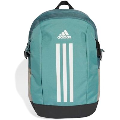 Adidas Mixte Power Backpack, powder teal/white, One size - Publicité Adidas Mixte Power Backpack, powder teal/white, One size - Publicité