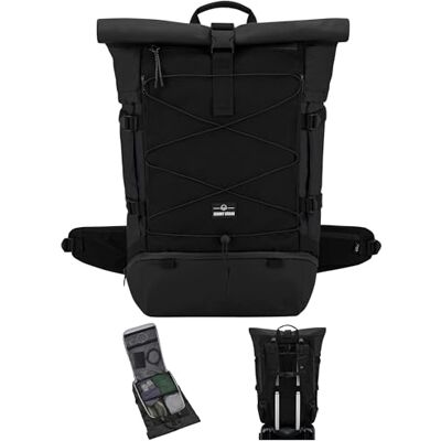Johnny Urban Sac a Dos Voyage Femme & Homme Noir Allen XL Travel Sac à Dos Randonnée pour Trekking, Camping 50l Backpack Compartiment pour Ordinateur Portable Hydrofuge - Publicité Johnny Urban Sac a Dos Voyage Femme & Homme Noir Allen XL Travel Sac à Dos Randonnée pour Trekking, Camping 50l Backpack Compartiment pour Ordinateur Portable Hydrofuge - Publicité