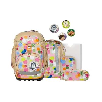 ergobag Pack Set Sac à dos scolaire ergonomique, collection précédente, flexible, lot de 6 pièces, pour la 1re année d'école primaire - Publicité ergobag Pack Set Sac à dos scolaire ergonomique, collection précédente, flexible, lot de 6 pièces, pour la 1re année d'école primaire - Publicité