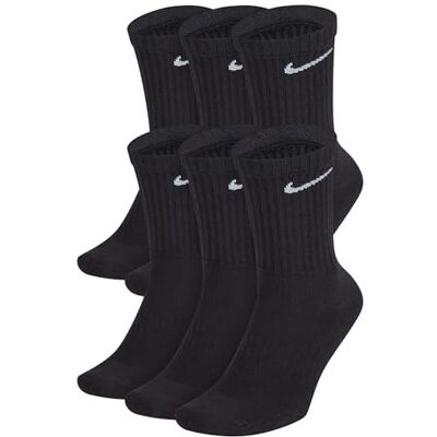 Nike NK EVERYDACUSH Crew 6PR-BD Black/White M - Publicité Nike NK EVERYDACUSH Crew 6PR-BD Black/White M - Publicité