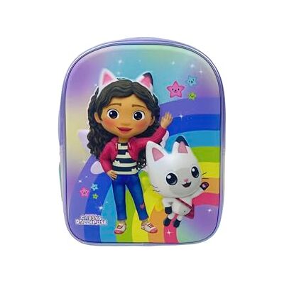 Sac à dos Gabby Dollhouse Eva 3D 30 cm Gabby - Publicité Sac à dos Gabby Dollhouse Eva 3D 30 cm Gabby - Publicité