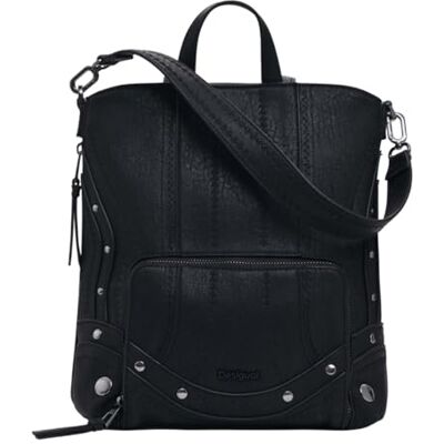 Desigual sac à dos de loisirs Pretoria Embro Patch Mini Backpack Black noir - Publicité Desigual sac à dos de loisirs Pretoria Embro Patch Mini Backpack Black noir - Publicité
