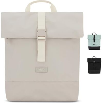 LARKSON Sac à Dos Femmes & Hommes Beige Tammo Backpack pour Ordinateur Portable, le Travail, l'Université & Voyage Déperlant - Publicité LARKSON Sac à Dos Femmes & Hommes Beige Tammo Backpack pour Ordinateur Portable, le Travail, l'Université & Voyage Déperlant - Publicité