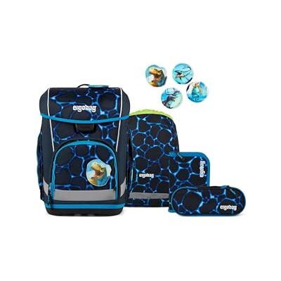 ergobag cubo Light Set Bearassic Garden Bleu Clair Ensemble 5 pièces avec cartable ergonomique ultra léger de 780 g, idéal pour l'école primaire au quotidien - Publicité ergobag cubo Light Set Bearassic Garden Bleu Clair Ensemble 5 pièces avec cartable ergonomique ultra léger de 780 g, idéal pour l'école primaire au quotidien - Publicité
