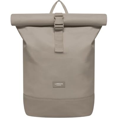 LARKSON Sac à Dos Femmes & Hommes Gris Janne Sac à Dos Rolltop avec Compartiment pour Ordinateur Portable pour Université Travail Voyages & Vélo Medium Backpack Hydrofuge - Publicité LARKSON Sac à Dos Femmes & Hommes Gris Janne Sac à Dos Rolltop avec Compartiment pour Ordinateur Portable pour Université Travail Voyages & Vélo Medium Backpack Hydrofuge - Publicité