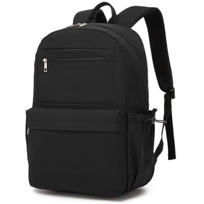 Kono Sac à Dos Scolaire Grande Capacité Léger Multi-Poches, Noir Format A4, Ordinateur 15,6", Bretelles Respirantes et Tissu Déperlant pour Collège Lycée Université Travail Quotidien - Publicité Kono Sac à Dos Scolaire Grande Capacité Léger Multi-Poches, Noir Format A4, Ordinateur 15,6", Bretelles Respirantes et Tissu Déperlant pour Collège Lycée Université Travail Quotidien - Publicité