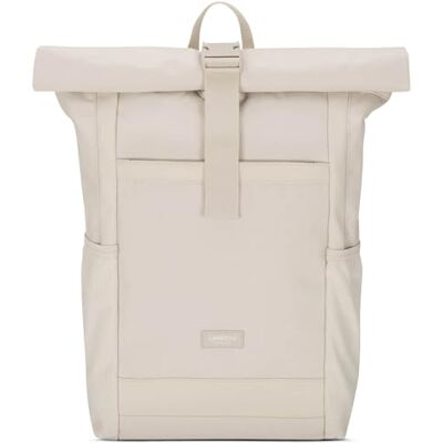 Larkson Sac à Dos Roll Top Femmes & Hommes Beige No 2 Backpack pour l'École, l'Université Compartiment Ordinateur Portable 16 Pouces Hydrofuge - Publicité Larkson Sac à Dos Roll Top Femmes & Hommes Beige No 2 Backpack pour l'École, l'Université Compartiment Ordinateur Portable 16 Pouces Hydrofuge - Publicité