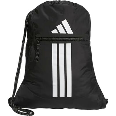 Adidas Alliance Sackpack Sac à dos avec cordon de serrage pour homme et femme - Publicité Adidas Alliance Sackpack Sac à dos avec cordon de serrage pour homme et femme - Publicité