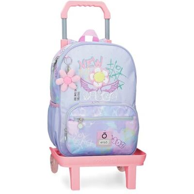 Enso New Vibes Sac à dos avec chariot rose 30 x 38 x 12 cm Polyester - Publicité Enso New Vibes Sac à dos avec chariot rose 30 x 38 x 12 cm Polyester - Publicité