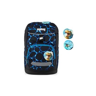 ergobag Flex Bearassic Garden Bleu Clair Cartable ergonomique, léger et flexible de 23 litres, idéal pour les filles et les garçons à l'école primaire - Publicité ergobag Flex Bearassic Garden Bleu Clair Cartable ergonomique, léger et flexible de 23 litres, idéal pour les filles et les garçons à l'école primaire - Publicité