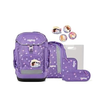 ergobag Pack Set Sac à dos scolaire ergonomique, collection précédente, flexible, lot de 6 pièces, pour la 1re année d'école primaire - Publicité ergobag Pack Set Sac à dos scolaire ergonomique, collection précédente, flexible, lot de 6 pièces, pour la 1re année d'école primaire - Publicité