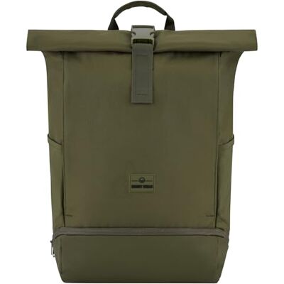 Johnny Urban Sac à Dos Femme & Homme Vert Allen XL Grand Sac Roll Top pour Travail & Voyage Spacieux Backpack pour Ordinateur Portable Imperméable - Publicité Johnny Urban Sac à Dos Femme & Homme Vert Allen XL Grand Sac Roll Top pour Travail & Voyage Spacieux Backpack pour Ordinateur Portable Imperméable - Publicité