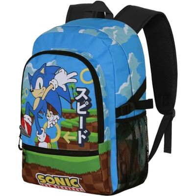 Sac à dos Sonic The Hedgehog de Karactermania - Multicolore - Publicité Sac à dos Sonic The Hedgehog de Karactermania - Multicolore - Publicité