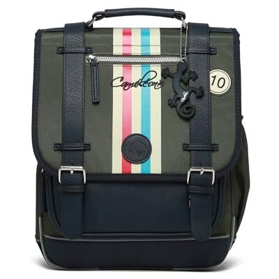 Cameleon Grand sac à dos Bleu 39cm Vintage Urban avec 2 compartiments Idéal pour l'école primaire et la rentrée scolaire en CM1 et CM2 pour fille et garçon - Publicité Cameleon Grand sac à dos Bleu 39cm Vintage Urban avec 2 compartiments Idéal pour l'école primaire et la rentrée scolaire en CM1 et CM2 pour fille et garçon - Publicité