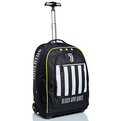 Seven Sac à Dos à Roulettes, Juventus, Sac à Livres à Roulettes, 2 En 1, Sac à Dos + Trolley, Sac à Livres, Filles et Garçons, pour L'École, le Sport, Pochette pour Ordinateur Portable, Noir/Blanc - Publicité Seven Sac à Dos à Roulettes, Juventus, Sac à Livres à Roulettes, 2 En 1, Sac à Dos + Trolley, Sac à Livres, Filles et Garçons, pour L'École, le Sport, Pochette pour Ordinateur Portable, Noir/Blanc - Publicité