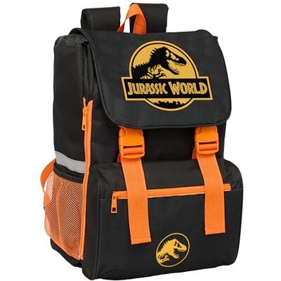 safta JURASSIC World Sac à dos extensible, facile à nettoyer, idéal pour les enfants de différents âges, confortable et polyvalent, qualité et résistance, 28,5 x 15 x 41 cm - Publicité safta JURASSIC World Sac à dos extensible, facile à nettoyer, idéal pour les enfants de différents âges, confortable et polyvalent, qualité et résistance, 28,5 x 15 x 41 cm - Publicité