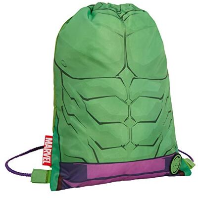 Marvel Hulk Sac de sport avec cordon de serrage Avengers Sports Natation PE Kit sac à dos, Hulk. Publicité Marvel Hulk Sac de sport avec cordon de serrage Avengers Sports Natation PE Kit sac à dos, Hulk. Publicité