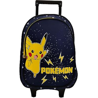 Pokémon Sac à Dos à roulettes Maternelle Assortie - Publicité Pokémon Sac à Dos à roulettes Maternelle Assortie - Publicité