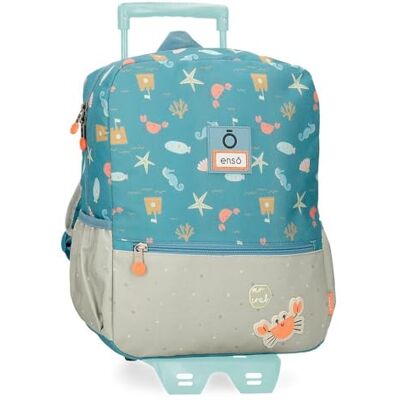Enso Mr Crab Sac à Dos de Promenade Bleu 25 x 32 x 12 cm Polyester by Joumma Bags, Bleu, Sac à Dos de Promenade - Publicité Enso Mr Crab Sac à Dos de Promenade Bleu 25 x 32 x 12 cm Polyester by Joumma Bags, Bleu, Sac à Dos de Promenade - Publicité