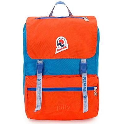 Invicta Sac à Dos, Jolly Vintage Sac à Dos, Sac à Dos Décontracté, pour le Bureau, Escapade, pour L'École, le Sport, les Loisirs, Pochette pour Ordinateur Portable 13'', design Italien, Orange/Bleu - Publicité Invicta Sac à Dos, Jolly Vintage Sac à Dos, Sac à Dos Décontracté, pour le Bureau, Escapade, pour L'École, le Sport, les Loisirs, Pochette pour Ordinateur Portable 13'', design Italien, Orange/Bleu - Publicité
