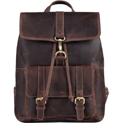 STILORD Sac à Dos Vintage Femme Cuir pour Ordinateur Portable 13,3 Pouces Casual Backpack idéal comme Sac Travail Sac Universitaire Cartable Couleur:Granada Marron - Publicité STILORD Sac à Dos Vintage Femme Cuir pour Ordinateur Portable 13,3 Pouces Casual Backpack idéal comme Sac Travail Sac Universitaire Cartable Couleur:Granada Marron - Publicité
