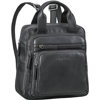 STILORD Petit Sac à Dos Femme Cuir Daypack Mini Rucksack Sac Vintage Femmes Sac a Dos Petit City Backpack Cuir Véritable Sacs à Dos Dames Couleur:Noir - Publicité STILORD Petit Sac à Dos Femme Cuir Daypack Mini Rucksack Sac Vintage Femmes Sac a Dos Petit City Backpack Cuir Véritable Sacs à Dos Dames Couleur:Noir - Publicité