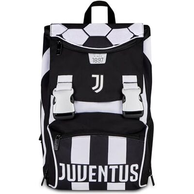 Seven Sac à Dos Extensible Juventus, Double Compartiment, Noir, 24 l, Fermeture éclair latérale, Poche Avant, Poche latérale Porte-Bouteille, école Primaire et secondaire, Enfant, garçon, Football - Publicité Seven Sac à Dos Extensible Juventus, Double Compartiment, Noir, 24 l, Fermeture éclair latérale, Poche Avant, Poche latérale Porte-Bouteille, école Primaire et secondaire, Enfant, garçon, Football - Publicité