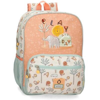 Enso Play Sac à dos enfant toute la journée, sac à dos scolaire, en polyester, doubles roues pivotantes multidirectionnelles, multiples possibilités d'utilisation. Publicité Enso Play Sac à dos enfant toute la journée, sac à dos scolaire, en polyester, doubles roues pivotantes multidirectionnelles, multiples possibilités d'utilisation. Publicité