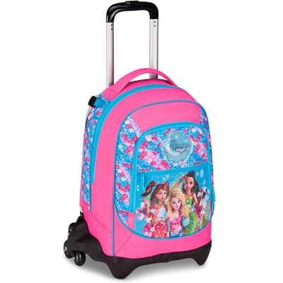 Seven Mermaid Magic Trolley école Jack 3 roues, fuchsia, sac à dos avec chariot détachable de 33 litres, pour école primaire et média, fille, fuchsia, Taglia unica, Décontracté - Publicité Seven Mermaid Magic Trolley école Jack 3 roues, fuchsia, sac à dos avec chariot détachable de 33 litres, pour école primaire et média, fille, fuchsia, Taglia unica, Décontracté - Publicité