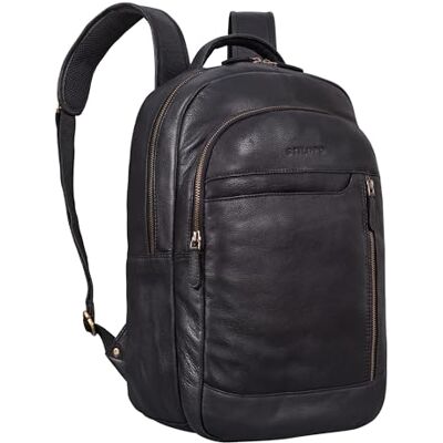 STILORD Grand Sac à Dos Femme et Homme en Cuir Moderne Sac à Dos de Jour avec Beaucoup de Compartiments Latpop Sac à Dos 15,6 Pouces Couleur:Noir - Publicité STILORD Grand Sac à Dos Femme et Homme en Cuir Moderne Sac à Dos de Jour avec Beaucoup de Compartiments Latpop Sac à Dos 15,6 Pouces Couleur:Noir - Publicité