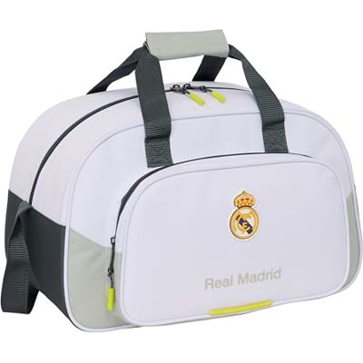 safta Real Madrid EQUIPACIÓN 25/26 Sac de sport, sac à dos, idéal pour les enfants de différents âges, confortable et polyvalent, qualité et résistance, 40 x 23 x 24 cm, blanc, M, Décontracté - Publicité safta Real Madrid EQUIPACIÓN 25/26 Sac de sport, sac à dos, idéal pour les enfants de différents âges, confortable et polyvalent, qualité et résistance, 40 x 23 x 24 cm, blanc, M, Décontracté - Publicité