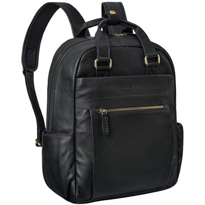 STILORD '' Grand Sac a Dos Ordinateur 16 Douanes Cuir Sac à Dos de Jour Hommes et Femmes Sac a Dos Travail Vintage Cuir Étudiants Sac à Dos D'épaule, Couleur:noir - Publicité STILORD '' Grand Sac a Dos Ordinateur 16 Douanes Cuir Sac à Dos de Jour Hommes et Femmes Sac a Dos Travail Vintage Cuir Étudiants Sac à Dos D'épaule, Couleur:noir - Publicité