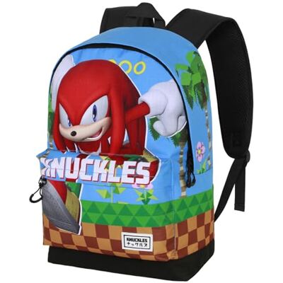 Sonic The Hedgehog - SEGA Sonic The Hedgehog Sega Knuckles Run-Sac à Dos HS Fan 2.2, e, 31 x 44 cm, Capacité 24 L - Publicité Sonic The Hedgehog - SEGA Sonic The Hedgehog Sega Knuckles Run-Sac à Dos HS Fan 2.2, e, 31 x 44 cm, Capacité 24 L - Publicité